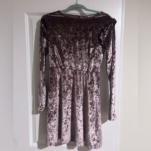 Mossimo Supply Co. Velvet Dress in Purple